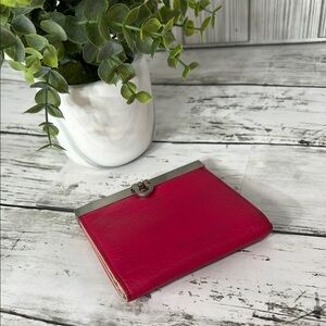 Pink Leather Wallet